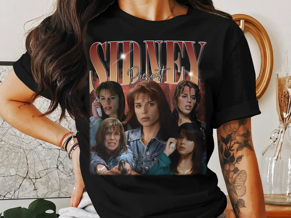 Sidney Prescott Vintage Grafik Sidney Prescott Bootleg Rap Sidney Prescott Bootleg Rap PNG Design