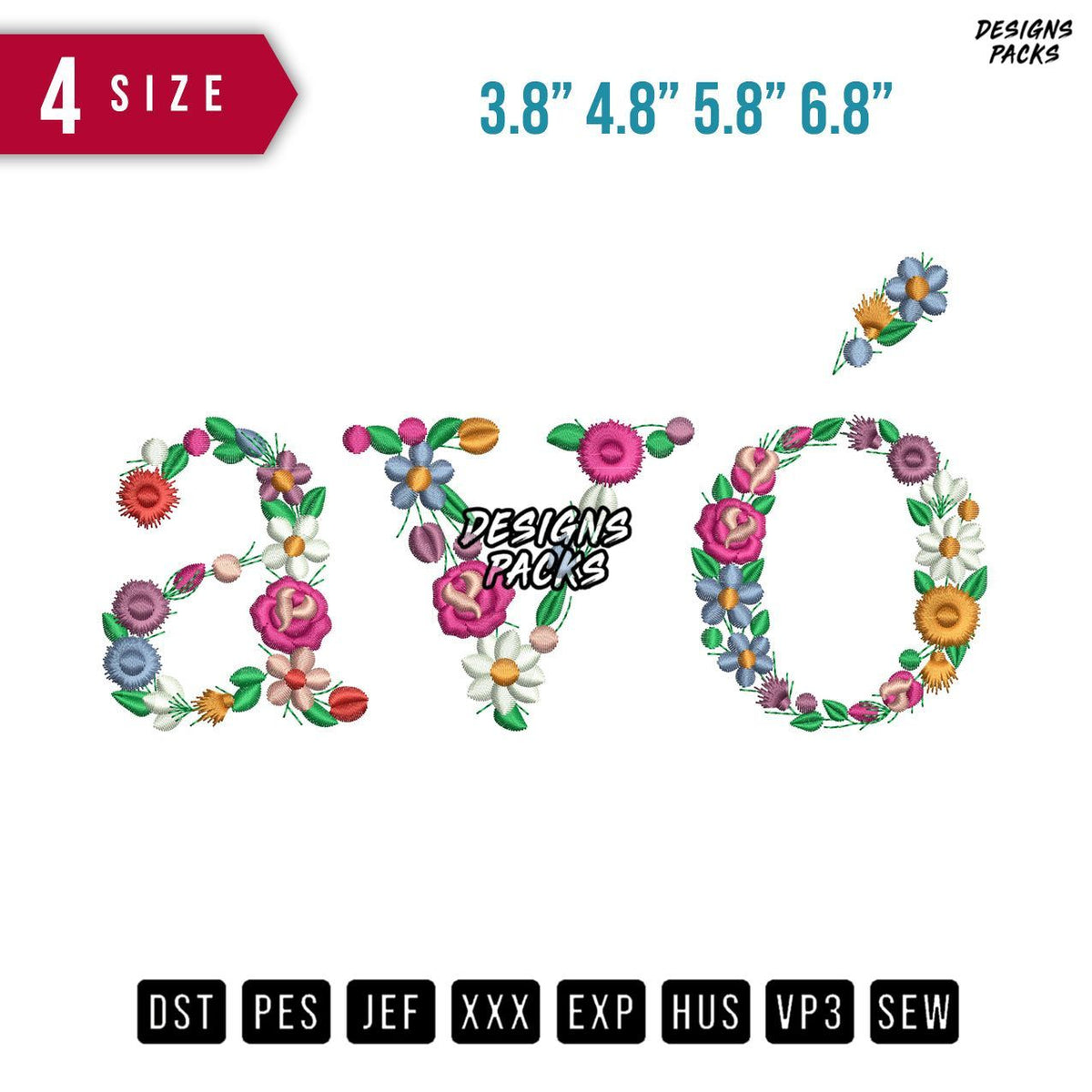 Avo Embroidery Design