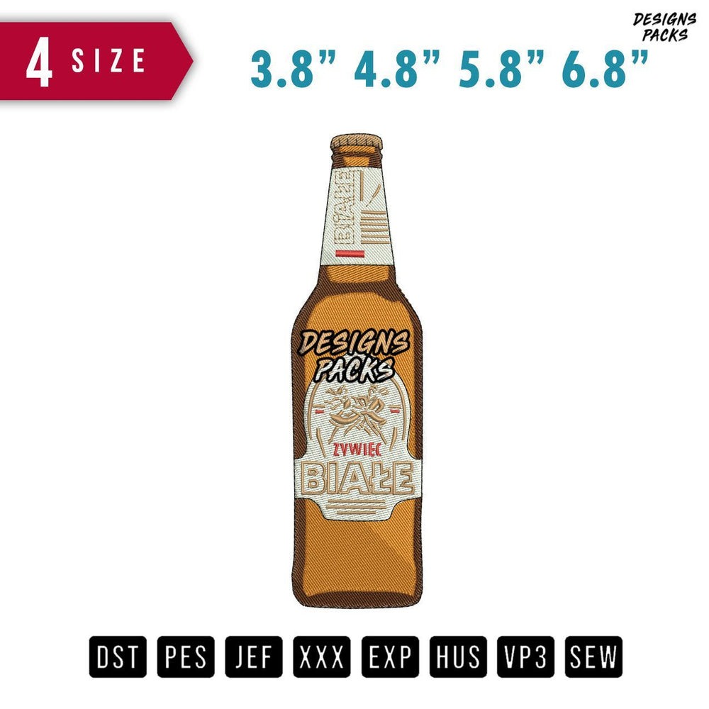 Biate Bottle Embroidery Design