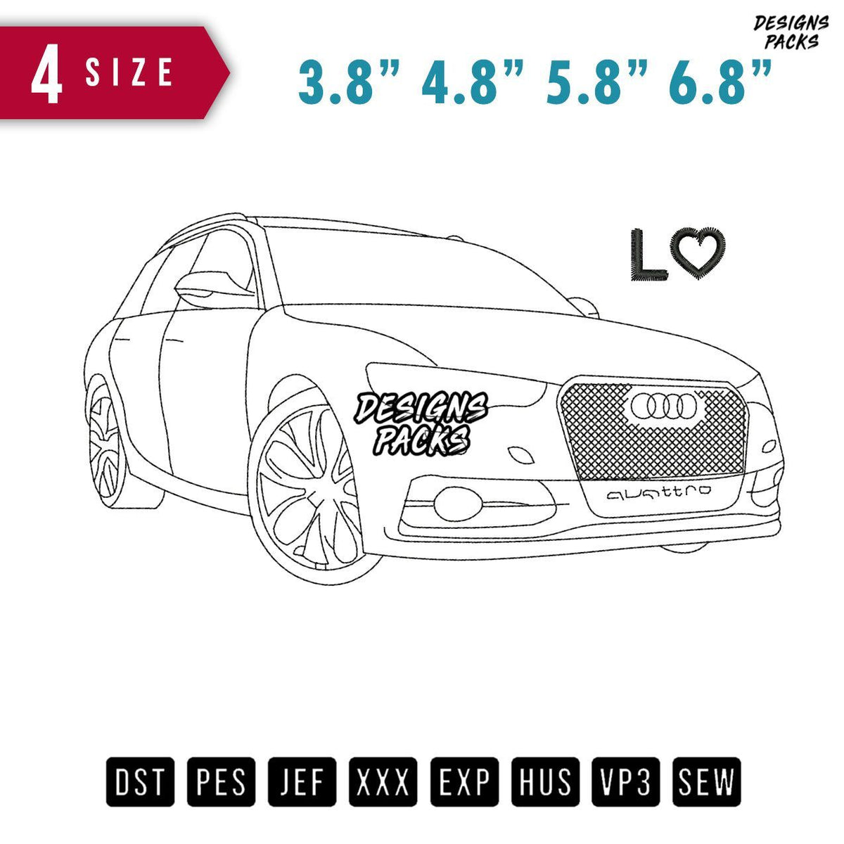 CarL Embroidery Design