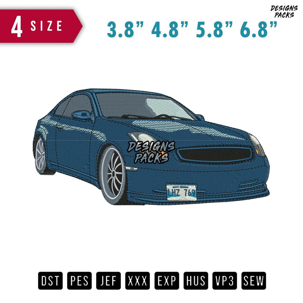 Car Lhz Embroidery Design