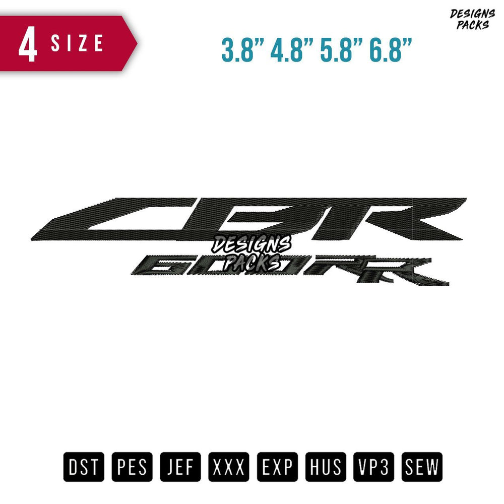 Cbr Embroidery Design
