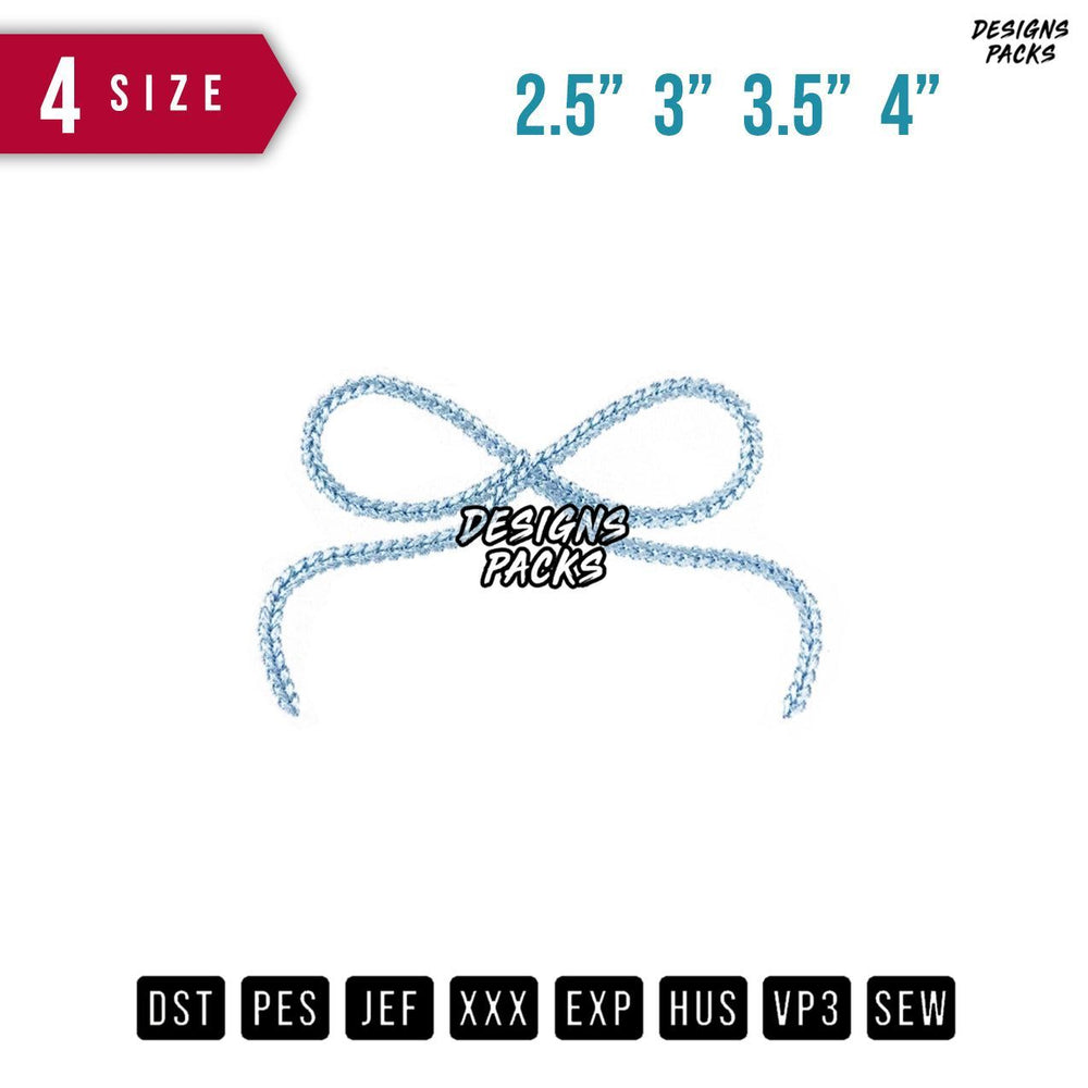 Chain Ribbon Embroidery Design