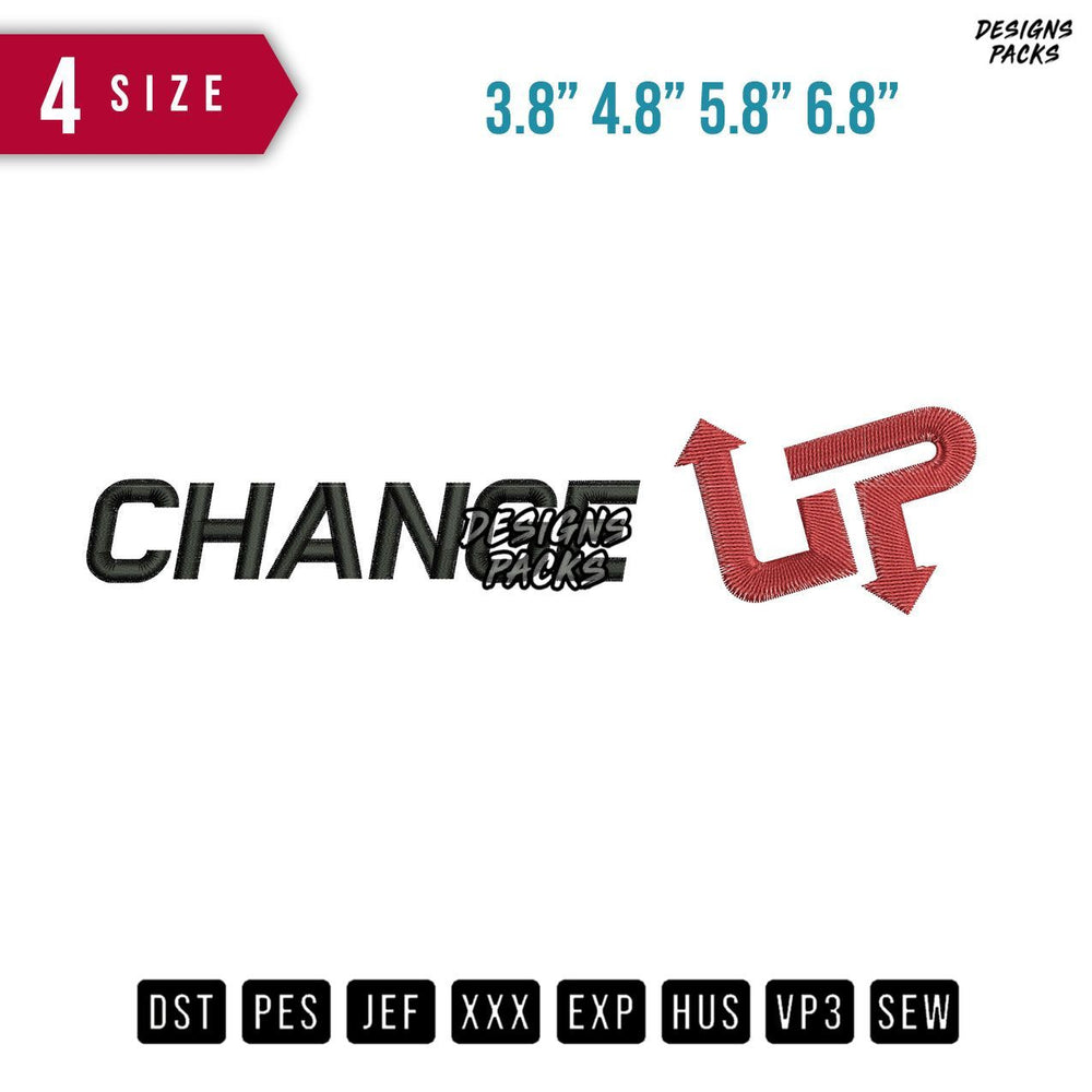 Change Up Embroidery Design