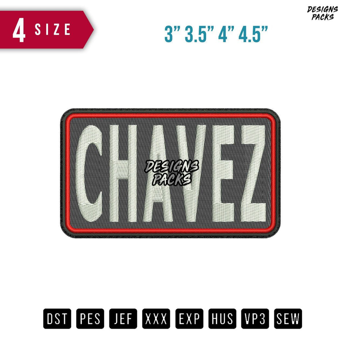 Chavez Embroidery Design