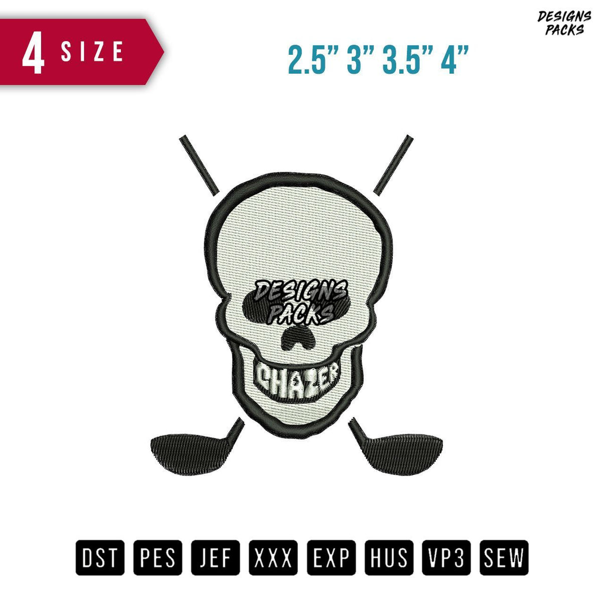 Chazer Embroidery Design