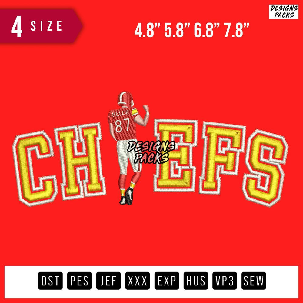 Chefs Kelce Embroidery Design