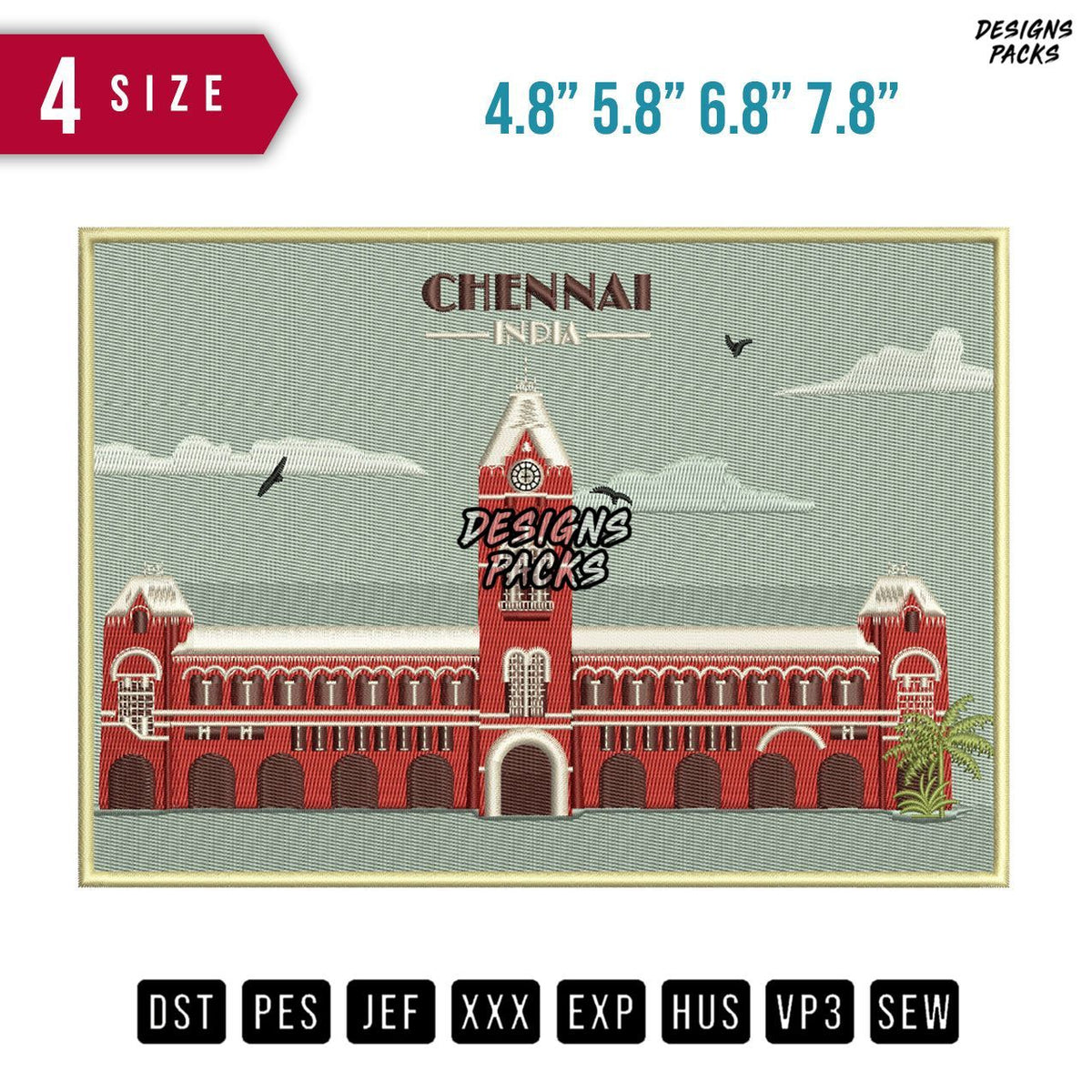 Chennai India Embroidery Design