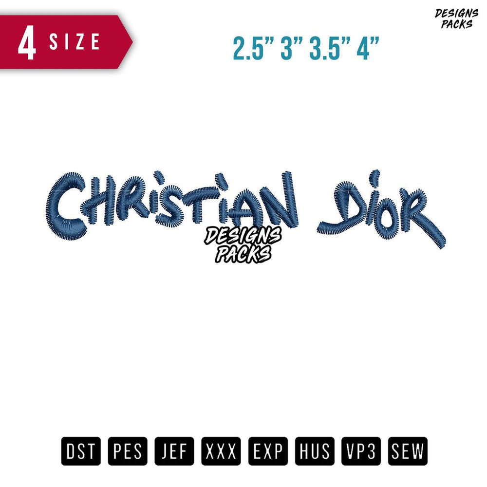 Christian Dior Embroidery Design