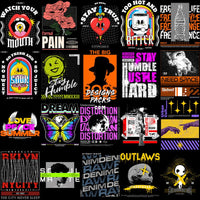 Load image into Gallery viewer, 200 Streetwear Designs Bundle PNG + SVG
