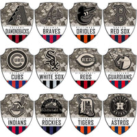Lade Bild in die Galerieansicht, 30 Baseball Camo Badge Teams Military Shield Designs Bundle PNG
