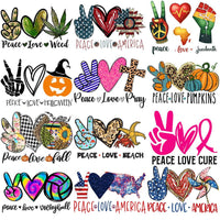 Load image into Gallery viewer, 99 Peace Love Designs Bundle PNG
