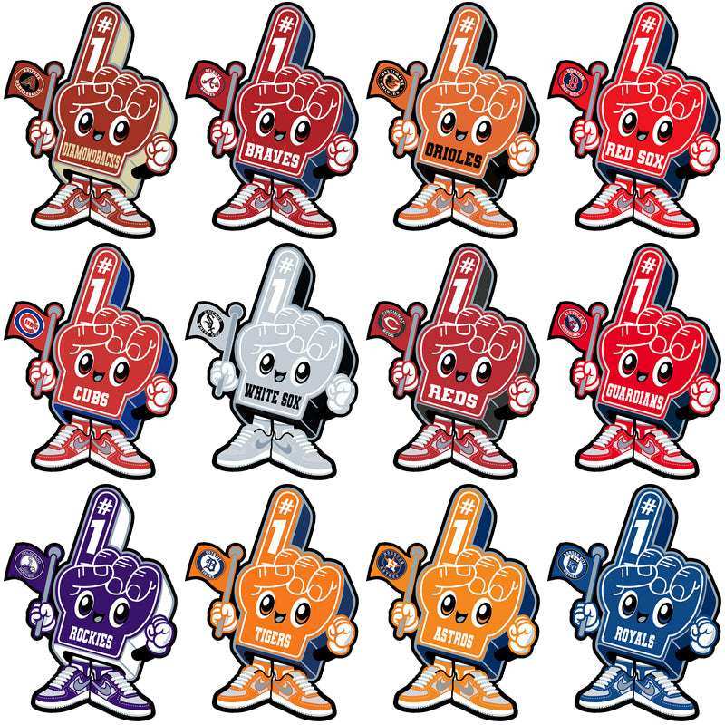 30 Baseball Teams #1 Hand Glove Designs Bundle PNG