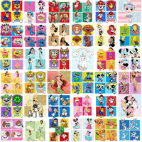 Load image into Gallery viewer, 130 Ultimate Square Cartoons Kids Classics Designs Bundle PNG
