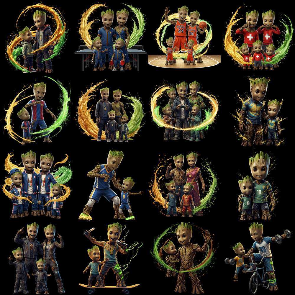 59 Family Groot Super Heroes Designs Bundle PNG