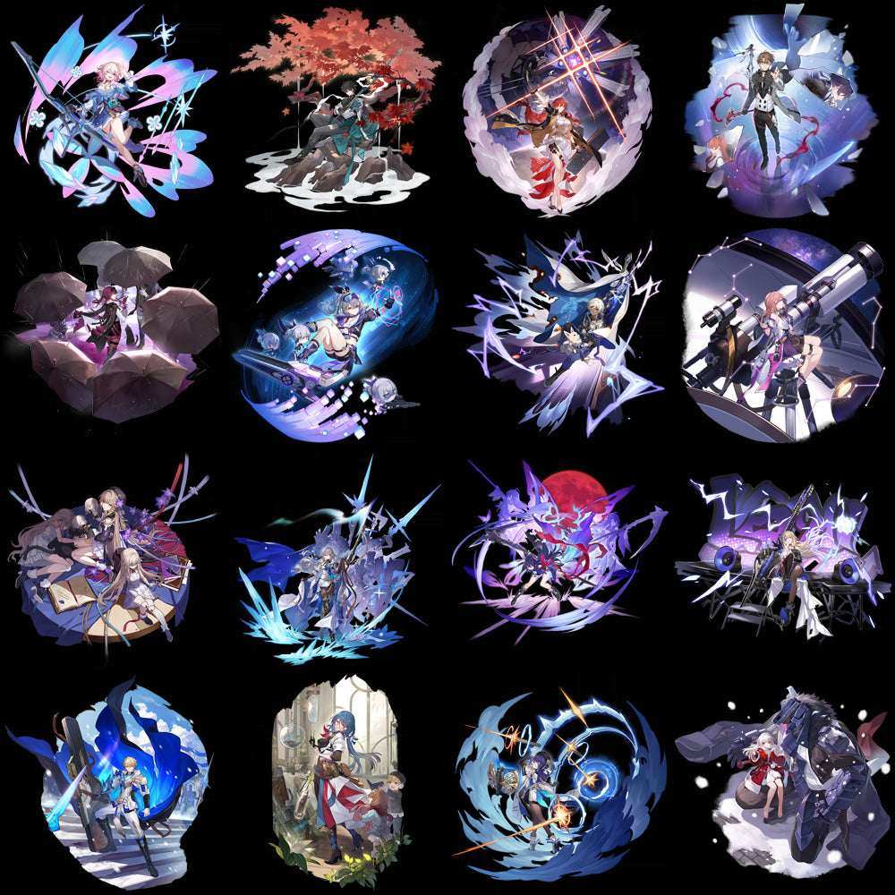 60 Mobile Honkai Star Rail Gaming Designs Bundle PNG