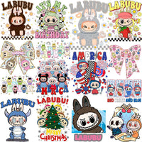 Load image into Gallery viewer, 44 Cartoon LABUBU Pop Culture Designs Bundle PNG
