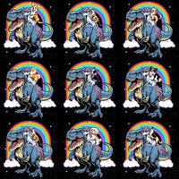 Load image into Gallery viewer, 35 Funny Dogs Riding Unicorn Rex Designs Bundle PNG
