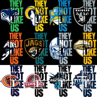 Load image into Gallery viewer, 32 THEY NOT LIKE US Football Designs Bundle PNG
