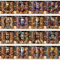 Load image into Gallery viewer, 30 GOLD SLASHER Halloween Tumbler Wrap Bundle JPG
