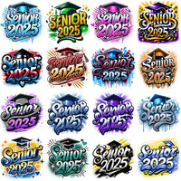 Load image into Gallery viewer, 200 Senior Class 2025 Graduation Designs Bundle PNG
