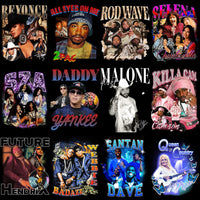 Load image into Gallery viewer, 23 Music Stars V4 Bootleg Designs Bundle PNG
