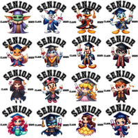 Load image into Gallery viewer, 52 Pop Culture Senior Class 2025 Graduation Designs Bundle PNG
