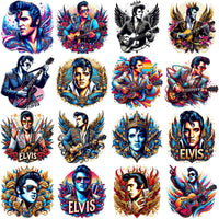 Load image into Gallery viewer, 30 Elvis Presley Music Designs Bundle PNG
