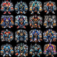 Load image into Gallery viewer, 32 Movie Ghost Car Football Designs Bundle PNG
