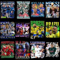 Load image into Gallery viewer, 55 Football Soccer Players Bootleg Designs Bundle PNG
