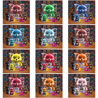 Load image into Gallery viewer, 30 Soccer USA Teams Care Bear Box Tumbler Wrap Bundle JPG
