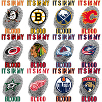 Load image into Gallery viewer, 32 Ice Hockey Teams In My Blood DNA Designs Bundle PNG

