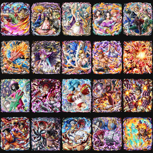 Vibrant anime character designs for DTF/DTG and embroidery, featuring dynamic action scenes and colorful effects.