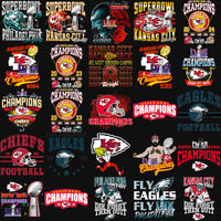 Load image into Gallery viewer, 140 Football &amp; Super Bowl Designs Bundle PNG
