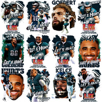 Load image into Gallery viewer, 65 Super Bowl Eagles MEGA Football Designs Bundle PNG
