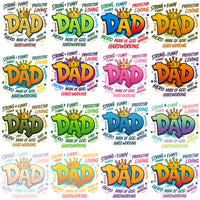 Load image into Gallery viewer, 40 Graffiti Dad Father&#39;s Day Designs Bundle PNG
