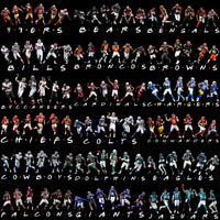 Load image into Gallery viewer, 32 Friends Style Football Teams Designs Bundle PNG
