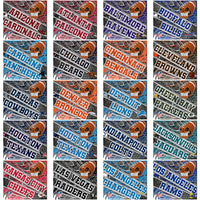 Load image into Gallery viewer, 32 Football Team Angry Sports Wraps Tumbler Wrap Bundle JPG
