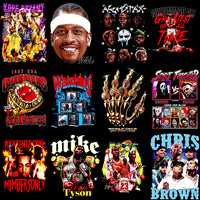 Load image into Gallery viewer, 85 Halftone ( Black knockout ) Mix Streetwear Designs Bundle PNG
