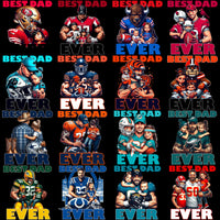 Load image into Gallery viewer, 32 Football Teams Best Dad Ever Designs Bundle PNG
