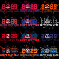 Load image into Gallery viewer, 30 Happy New Year 2025 Baseball Teams Designs Bundle PNG

