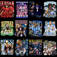 Load image into Gallery viewer, 62 Football Tribute Soccer Players Bootleg Designs Bundle PNG
