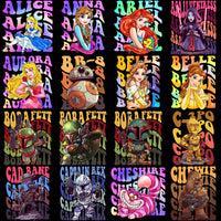 Load image into Gallery viewer, 55 Cartoon Wave Pop culture Designs Bundle PNG
