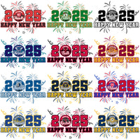 Load image into Gallery viewer, 30 Happy New Year 2025 Basketball Teams Designs Bundle PNG
