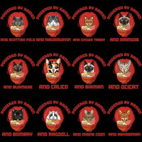 Load image into Gallery viewer, 20 Powered by Cats &amp; Ramen Funny Japan Designs Bundle PNG
