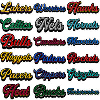 Load image into Gallery viewer, 30 Text Style Basketball Teams Logo Designs Bundle PNG
