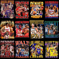Load image into Gallery viewer, 68 Basketball Players Teams Bootleg Designs Bundle PNG
