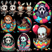Load image into Gallery viewer, 120 Horror Slashers Easter Day Designs Bundle PNG
