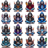 Load image into Gallery viewer, 32 Movie Ghost Girl Football Designs Bundle PNG
