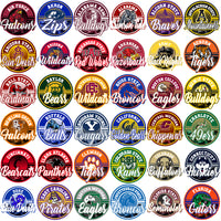 Load image into Gallery viewer, 111 College NCAA Metal Circle Logos PNG Designs Bundle
